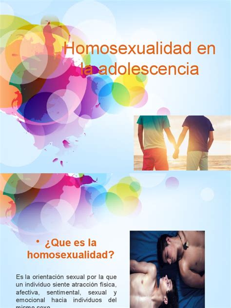 Homosexualidad en la adolescencia